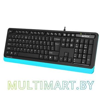Клавиатура A4Tech Fstyler FKS10 (черный/синий) картинка 2